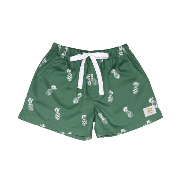 Mens Pineapple Shorts Mid Length