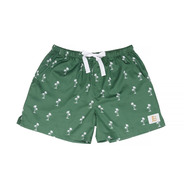 Jimmy Browns Palm Tree Shorts - Mens Mid